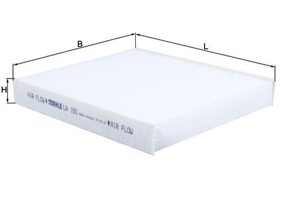 LX579 Mahle Original Повітряний фільтр двигуна